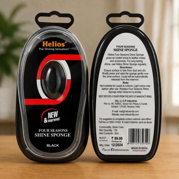 HELIOS THE SHINING SENSATION FOUR SEASON SHINE SPONGE BLACK